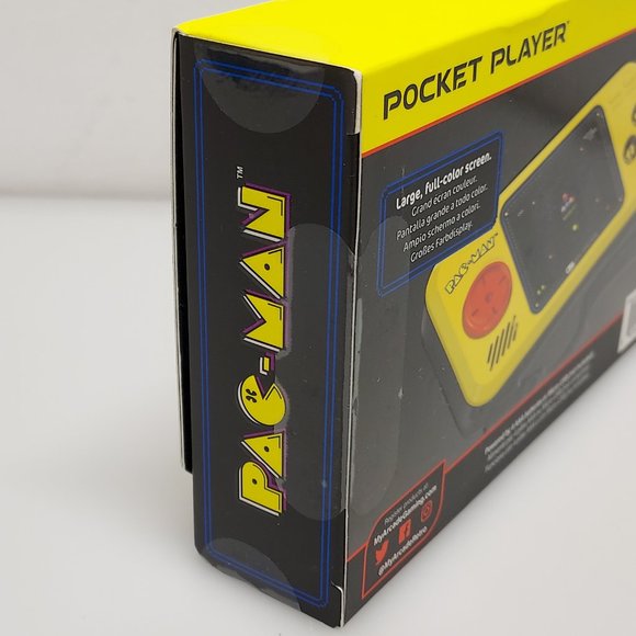 MY ARCADE PAC-MAN POCKET PLAYER PORTABLE HANDHELD GAME CONSOLE 3 GAMES IN 1 NEW - Picture 7 of 10